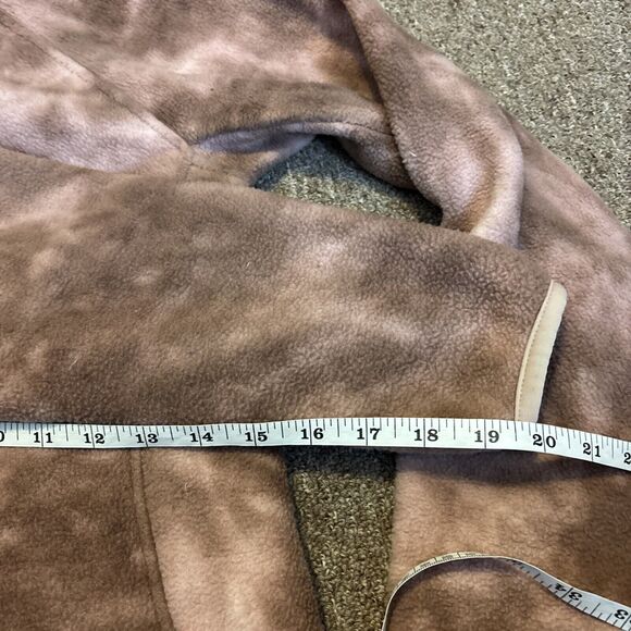 Patagonia Sweater Women Small Tye Synchilla Fleece Sweatshirt 1/4 Zip Pullover - Picture 4 of 9